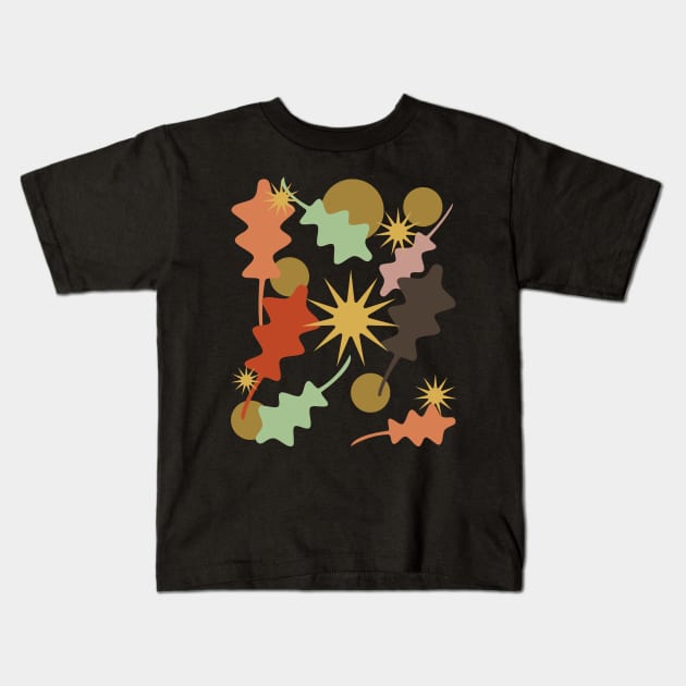 Fall leaves Kids T-Shirt by Nice Surprise